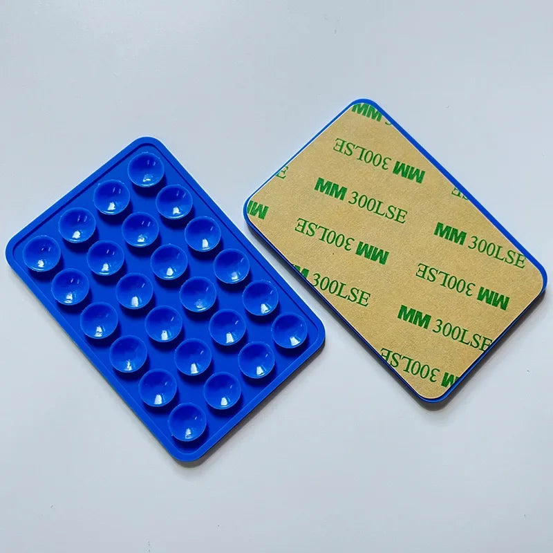 Back Sticker Suction Cup Mobile Phone Holder Silicone Cup Mat Smartphone Wall Stand for Glass Ceramic Tiles Smooth Walls