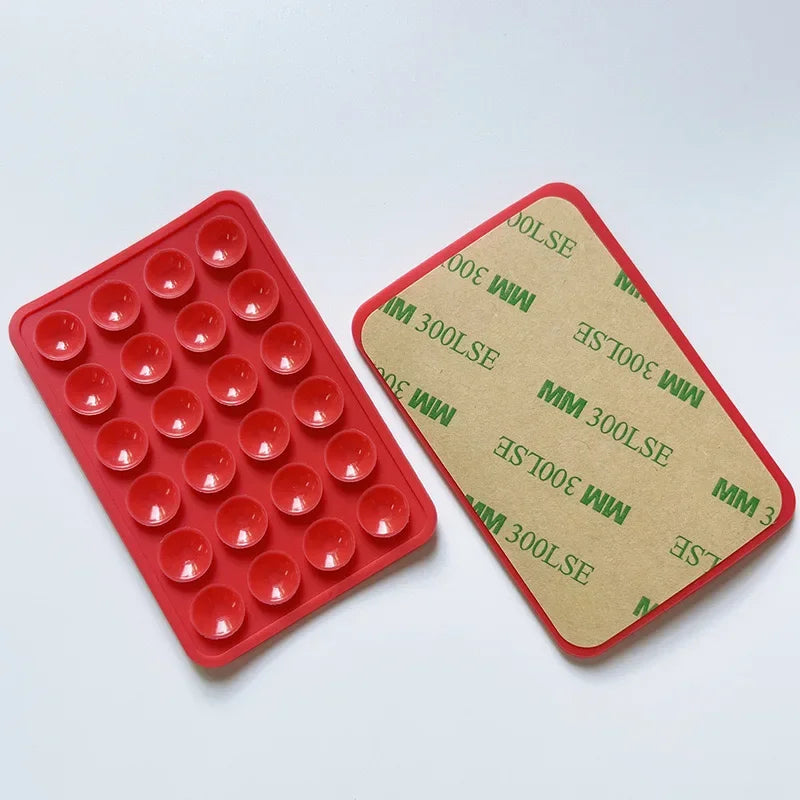 Back Sticker Suction Cup Mobile Phone Holder Silicone Cup Mat Smartphone Wall Stand for Glass Ceramic Tiles Smooth Walls