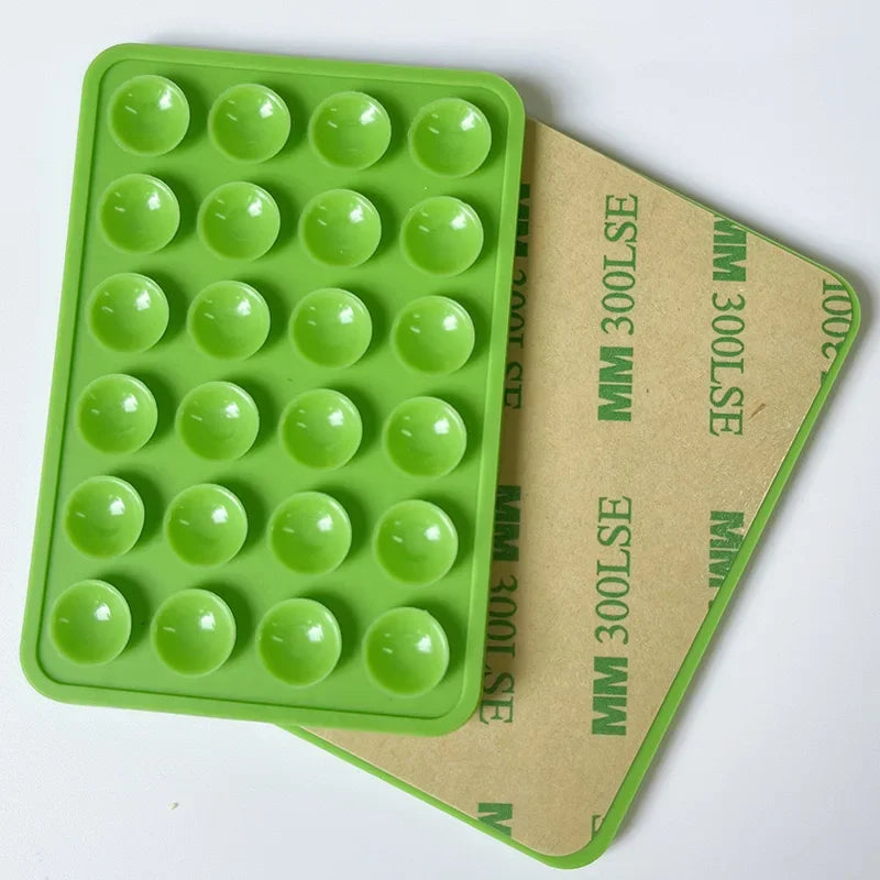 Back Sticker Suction Cup Mobile Phone Holder Silicone Cup Mat Smartphone Wall Stand for Glass Ceramic Tiles Smooth Walls