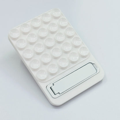 Silicone Suction Phone Holder Mat Multifunctional Suction Cup Wall Stand Metal Anti-Slip Hands-Free Case Mount Back Sticker