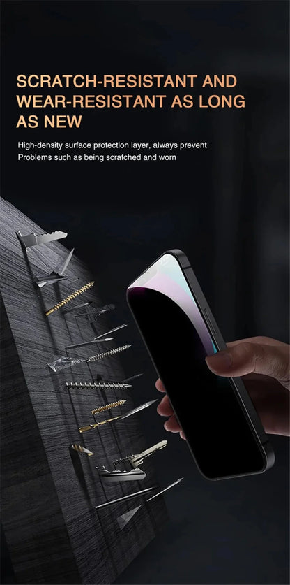 Privacy Screen Protector For iPhone 17 Pro Max Anti-Spy Glass For iPhone 16 15 14 13 12 11 Pro Max Privacy Film iPhone 17 Pro