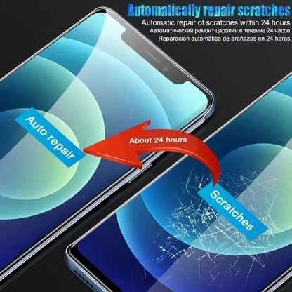 4Pcs Soft Hydrogel Film for iPhone 17 Pro Max 16 15 13 14 12 11 Air 16e Screen Protectors for iPhone 7 8 Plus 13 12 Mini XS XR X