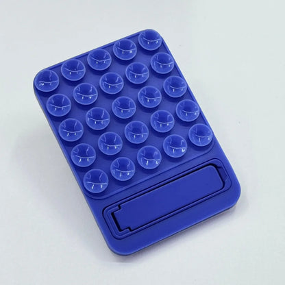 Silicone Suction Phone Holder Mat Multifunctional Suction Cup Wall Stand Metal Anti-Slip Hands-Free Case Mount Back Sticker