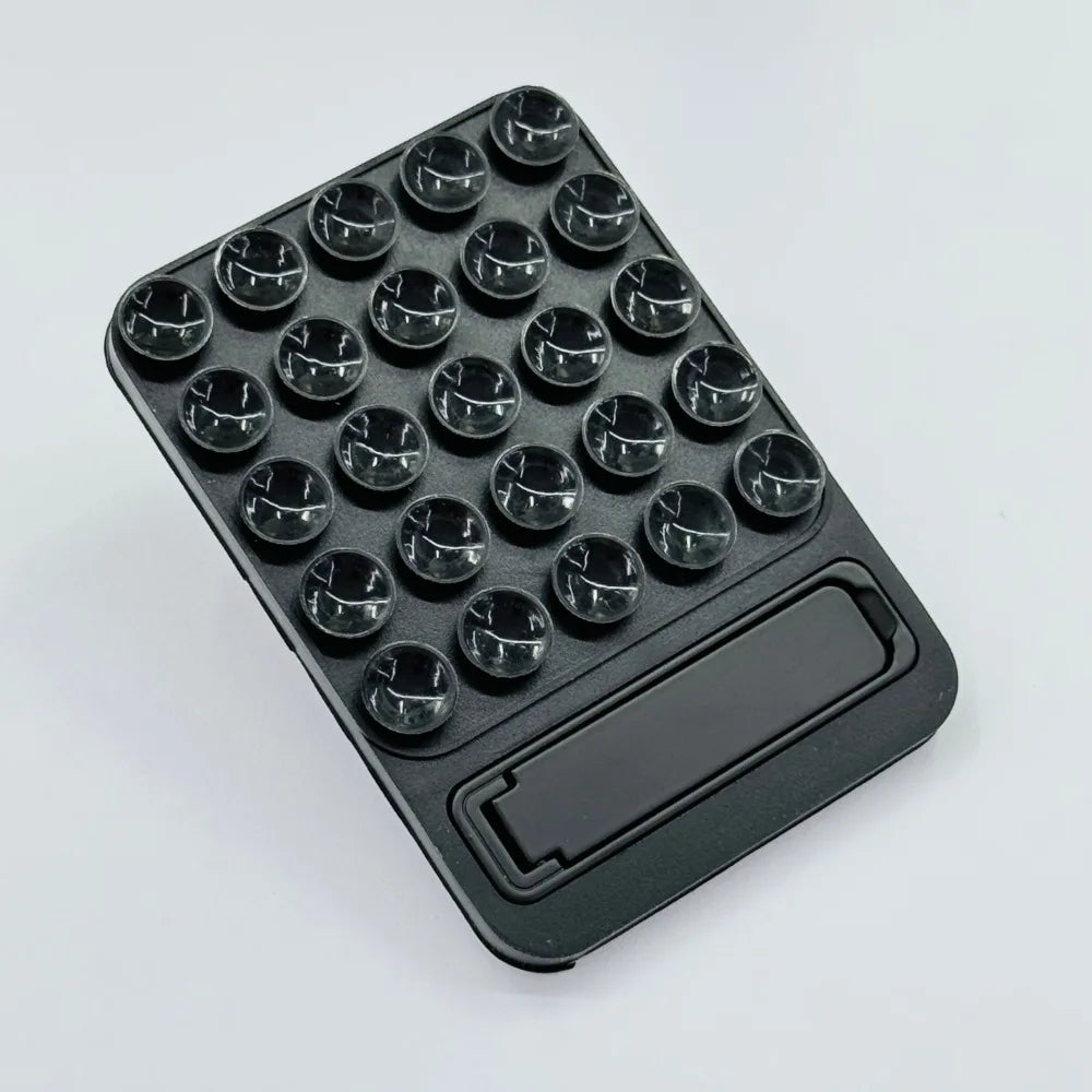 Silicone Suction Phone Holder Mat Multifunctional Suction Cup Wall Stand Metal Anti-Slip Hands-Free Case Mount Back Sticker