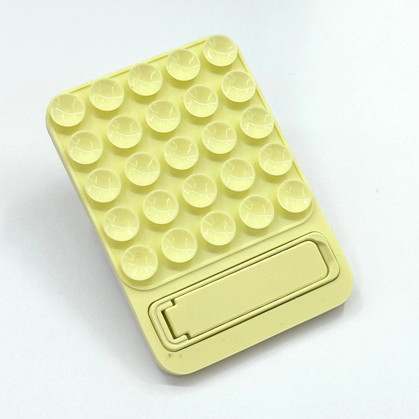 Silicone Suction Phone Holder Mat Multifunctional Suction Cup Wall Stand Metal Anti-Slip Hands-Free Case Mount Back Sticker