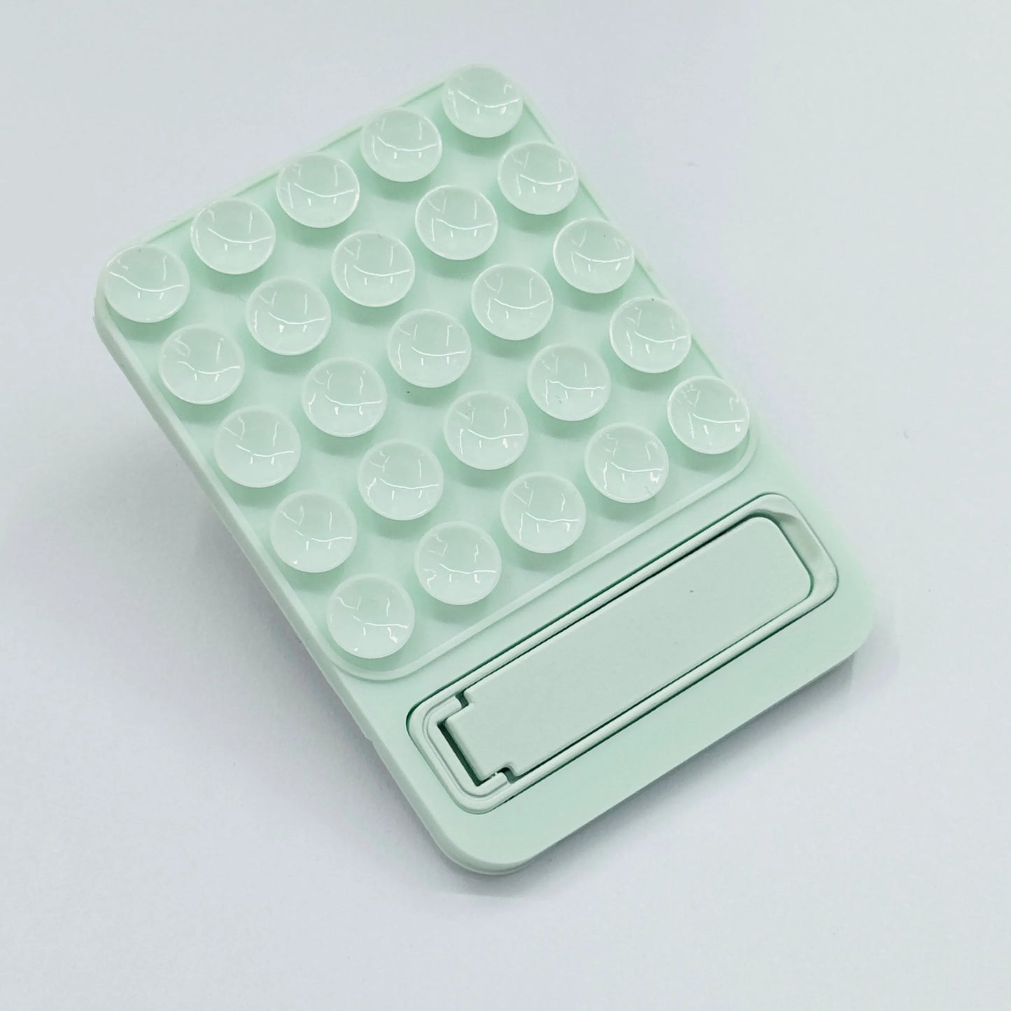 Silicone Suction Phone Holder Mat Multifunctional Suction Cup Wall Stand Metal Anti-Slip Hands-Free Case Mount Back Sticker