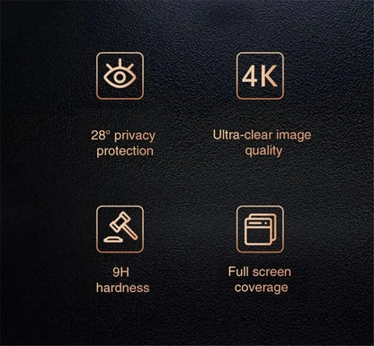 Privacy Screen Protector For iPhone 17 Pro Max Anti-Spy Glass For iPhone 16 15 14 13 12 11 Pro Max Privacy Film iPhone 17 Pro