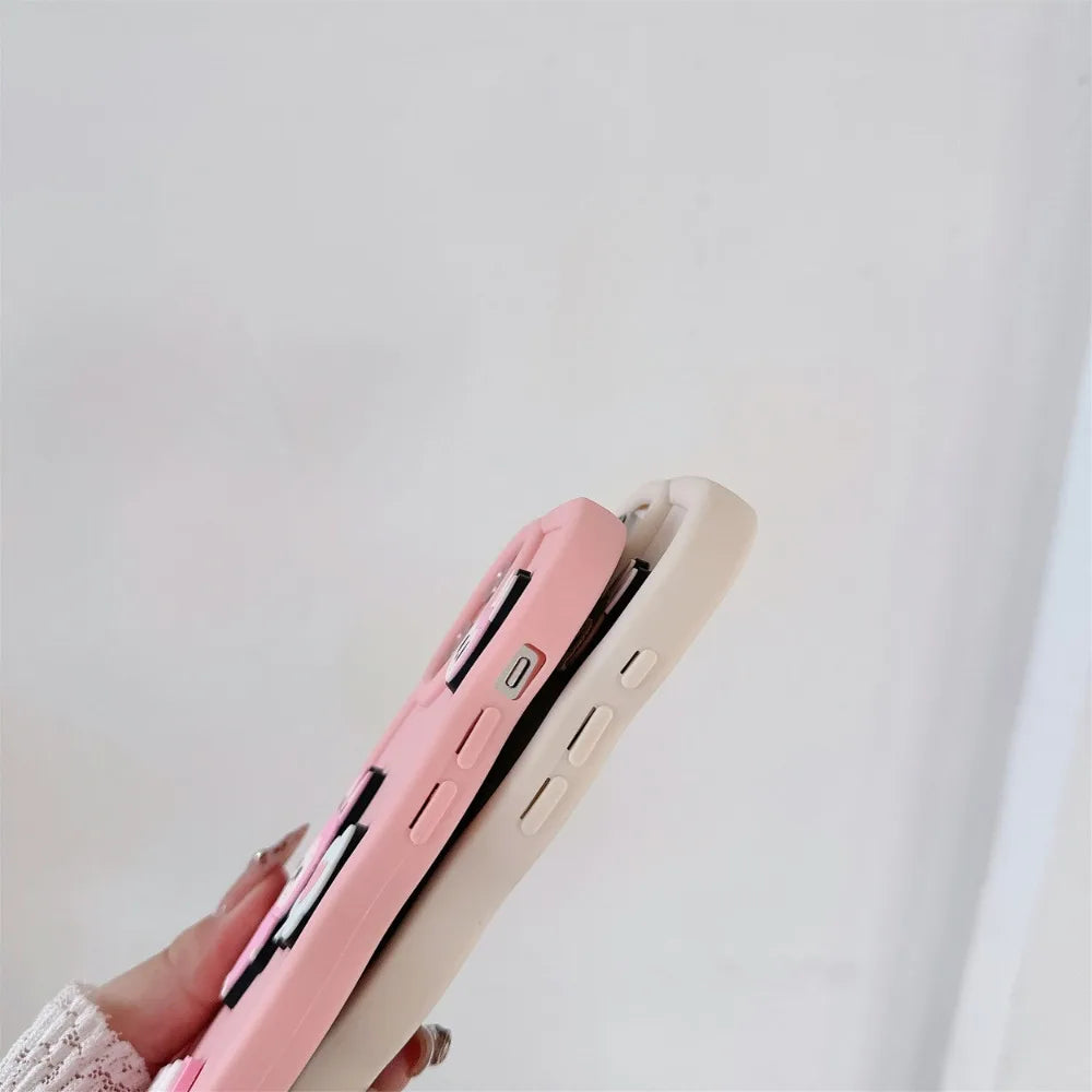 Labubu Cartoon Wrist Strap Case